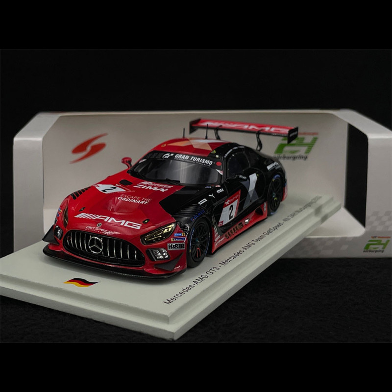 Mercedes AMG GT3 HRT 9° 24H Nürburgring 2020 - scale 1/64th 24H SPA & GT INT. Motorsports