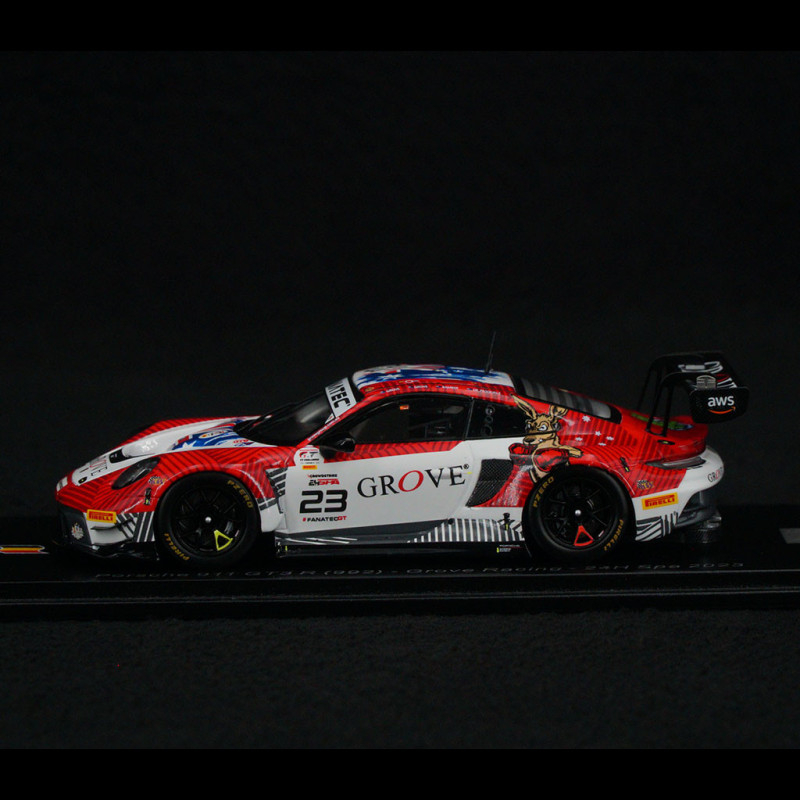 Porsche 911 GT3 R Spark Modèle réduit de voiture 1:43 2023 Brenton Grove / Stephen