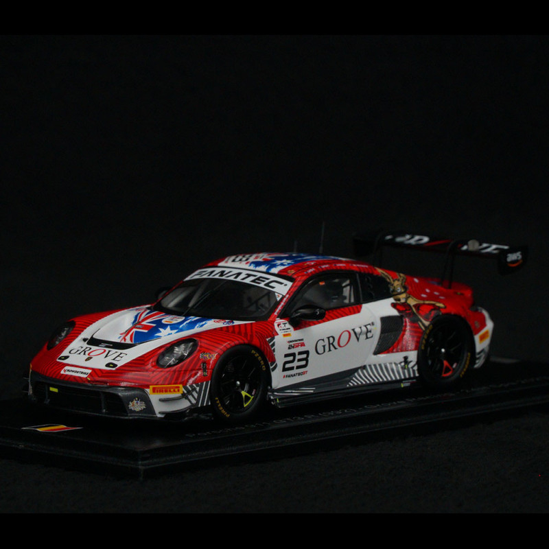 Voiture des 24H Spa 2024 J.EVANS-J.ERIKSSON-T.PREINING – n°23 - PORSCHE 911 GT3 R 992