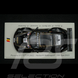 Porsche 911 GT3 R Type 992 n° 91 24h Spa 2023 1/43 Spark SB715