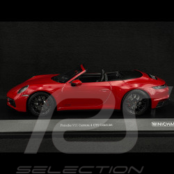 Porsche 911 Carrera 4 GTS Cabriolet Type 992 2020 Carmine Red 1/18 Minichamps 155063032