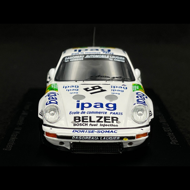 Modèle Réduit Porsche 930 #91 Le Mans 1983 - Spark 1/43 - Yvon Lemerle & Krankenberg - S9856