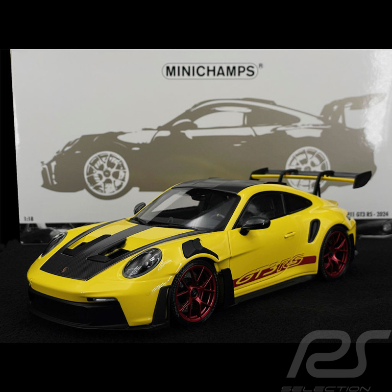 Porsche 911 GT3 RS Type 992 2024 Racinggelb 1/18 Minichamps 110062025