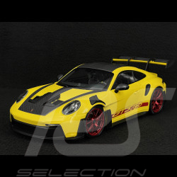 Porsche 911 GT3 RS Type 992 2024 Jaune Racing 1/18 Minichamps 110062025