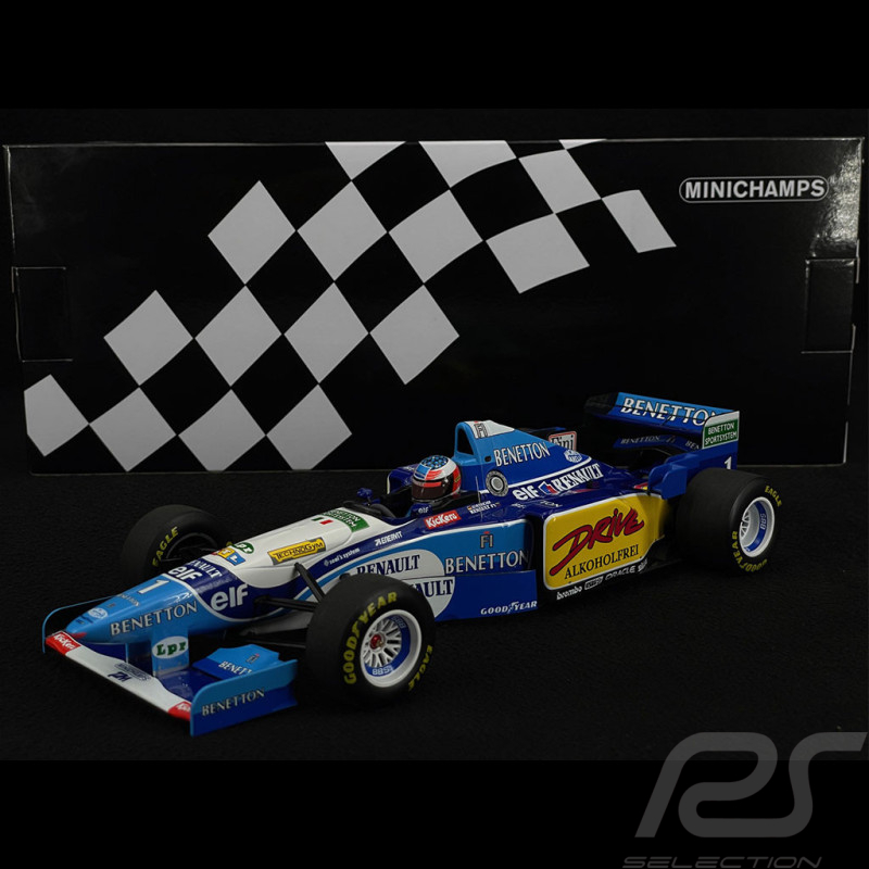 Michael Schumacher Benetton Renault B195 n° 1 Vainqueur GP France 1995 F1 1/18 Minichamps 510952501