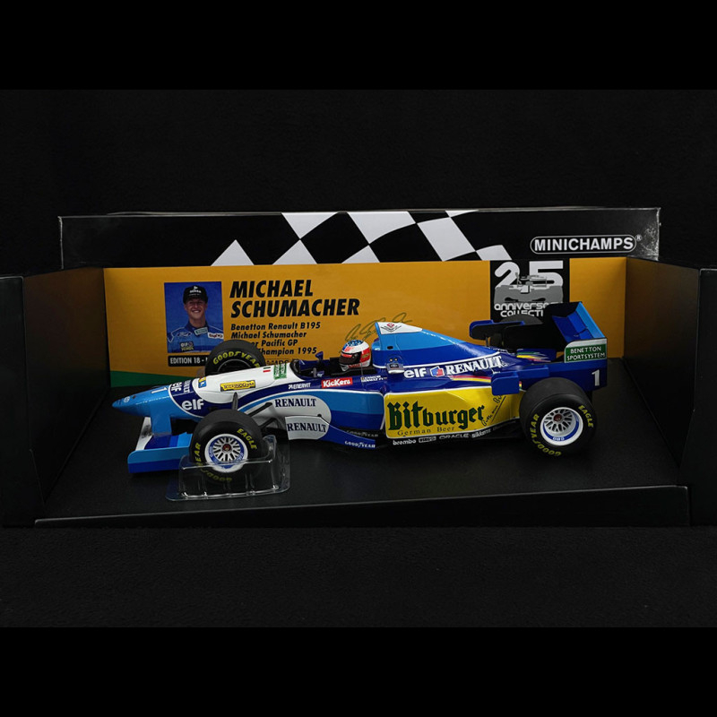 Michael Schumacher Benetton Renault B195 n° 1 Winner GP Pacific