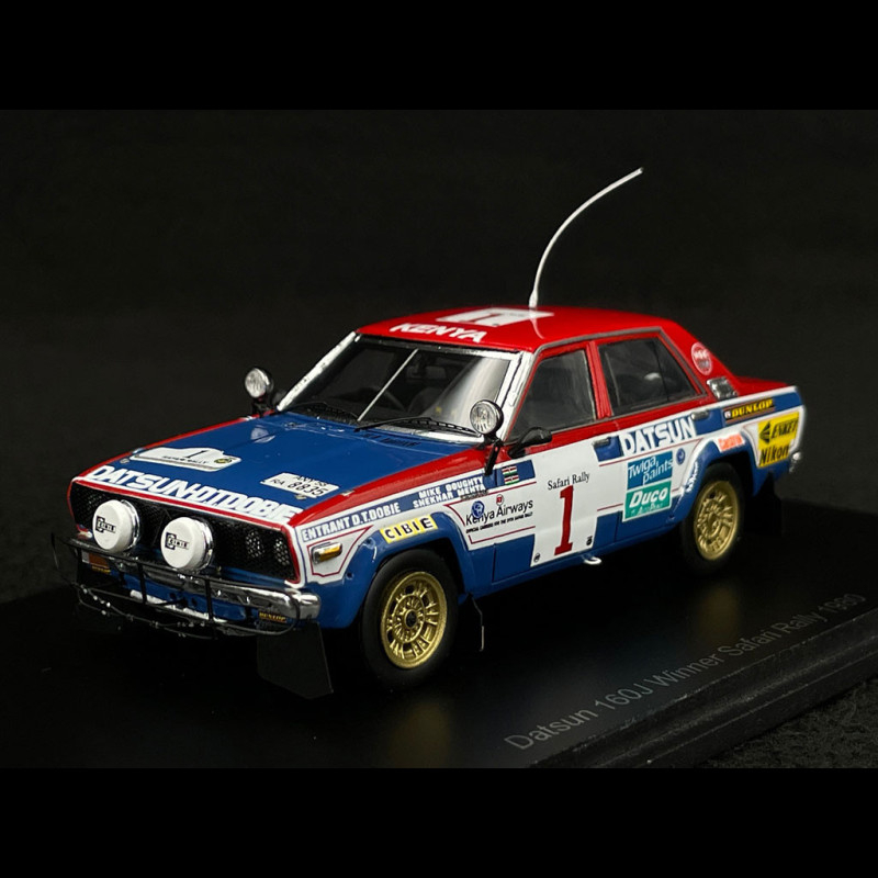 スパーク1/43Datsun160J SafariRally1980Winner Datsun 160J N° 1 Winner Rallye Safari 1980 1/43 Spark S7767