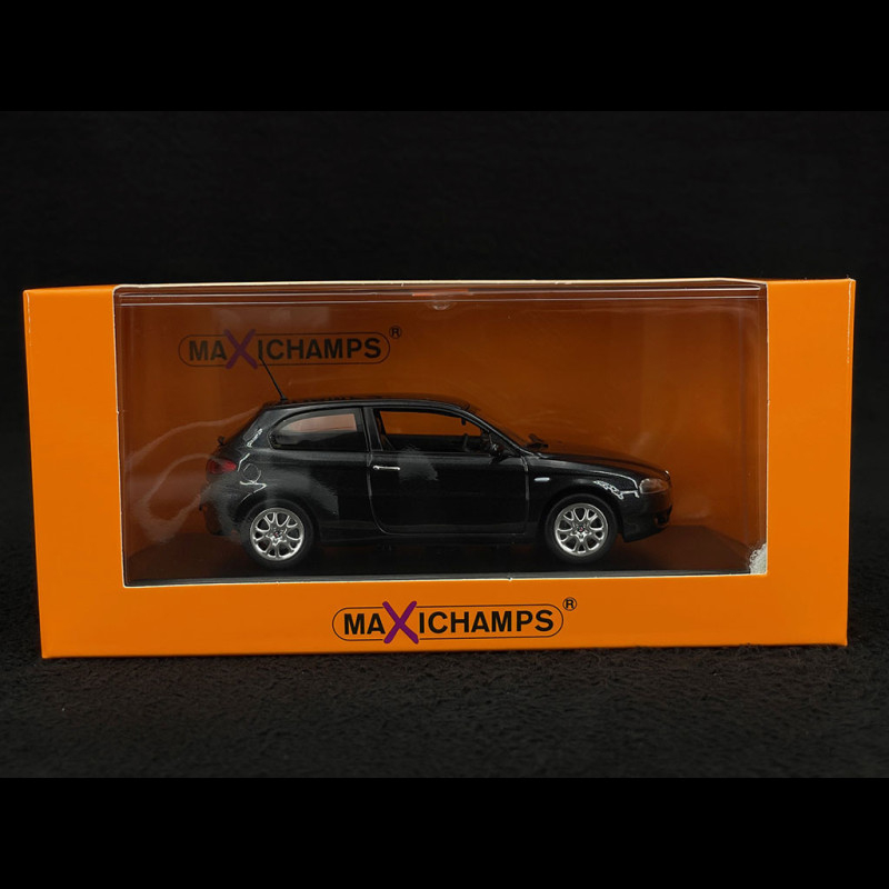Alfa Romeo 147 Noire, Miniature Minichamps 1/43, état Comme Neuf, Jamais Exposée