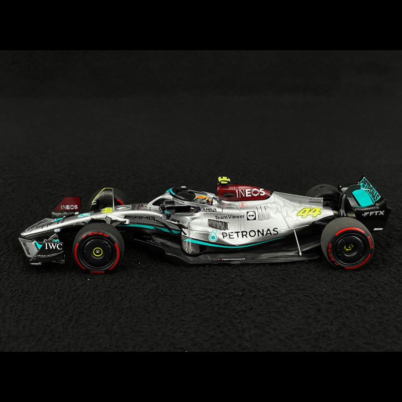 Lewis Hamilton Mercedes-AMG W13E n° 44 2ème GP France 2022 F1 1/43
