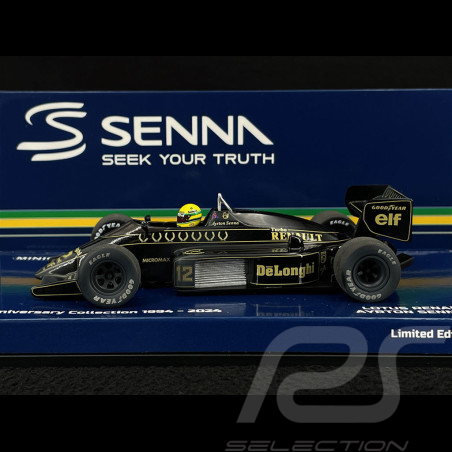 Ayrton Senna Lotus Renault 98T n° 12 Saison 1986 F1 1/43 Minichamps 540863312