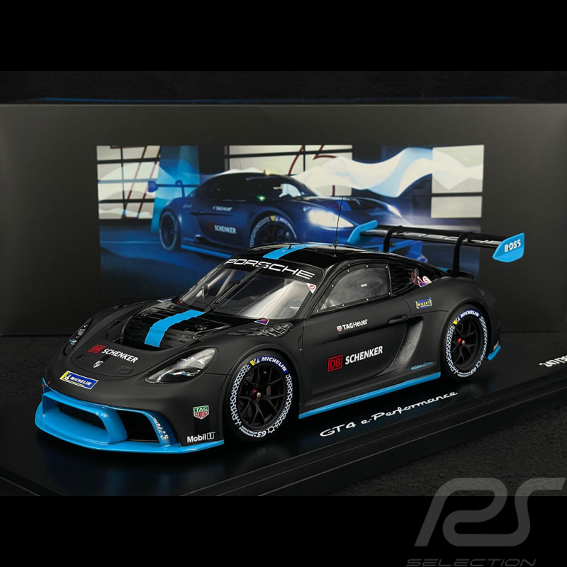 Porsche 718 Cayman GT4 e-Performance 2022 Noir 1/18 Spark WAP0214150RCAY