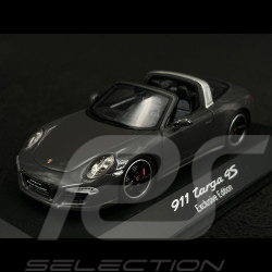 Porsche 991 Targa 4 S " Frankreich ausgabe " 2015 grau 1/43 Spark WAX02020010