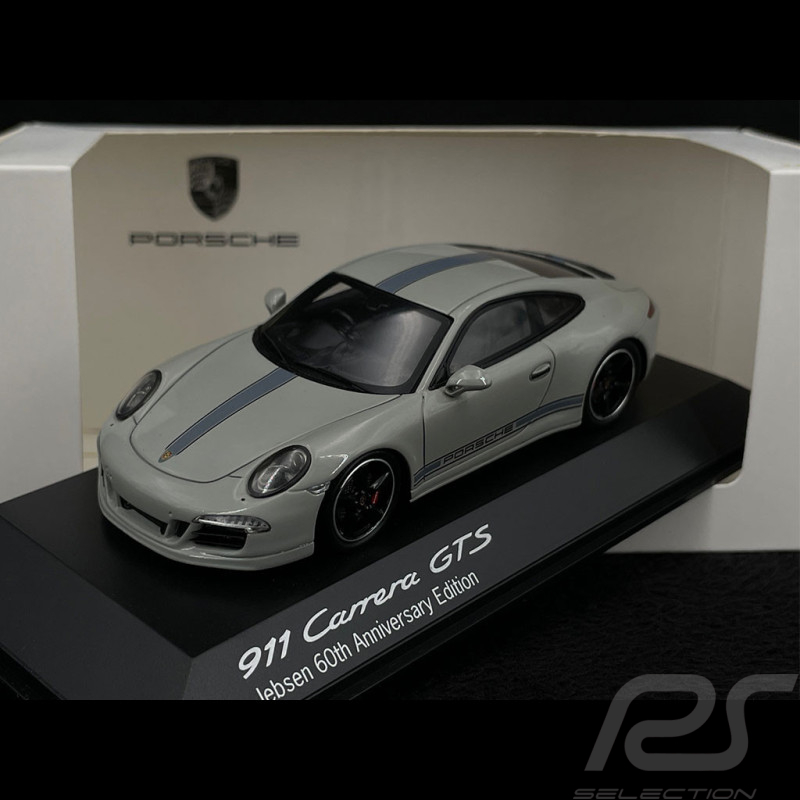 Porsche 991 Carrera GTS " 60 jahre Jebsen " 2015 grau 1/43 Spark WAX02020022