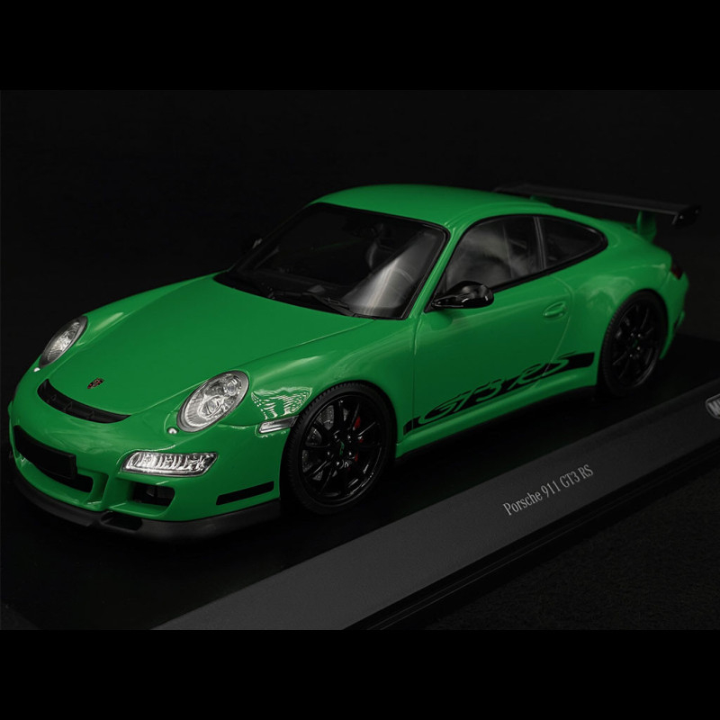 Porsche 911 (997) GT3 RS Année de construction 2007 vert 1:18