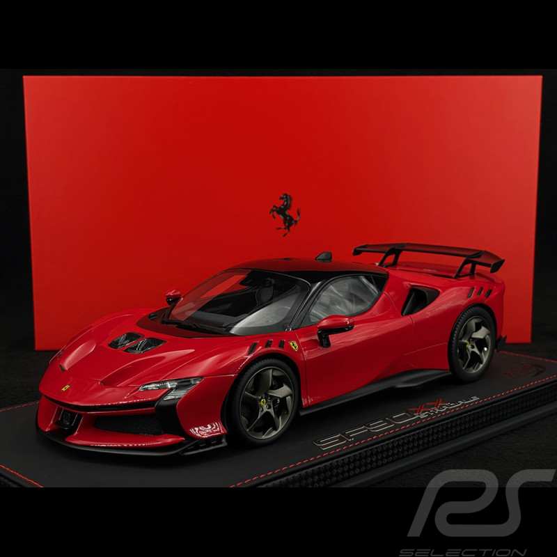 Ferrari SF90 XX Stradale 2024 Rouge Rosso Corsa 1/18 BBR Models P18237C