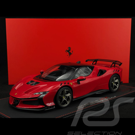 Ferrari SF90 XX Stradale 2024 Red Rosso Corsa 1/18 BBR Models P18237C