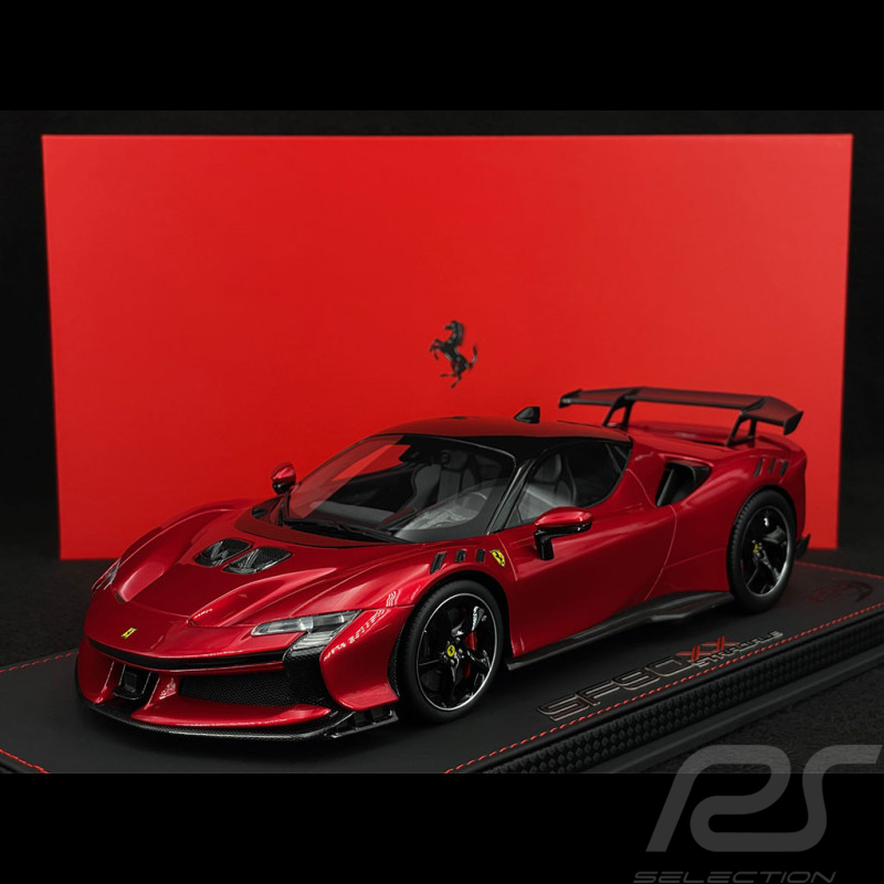Ferrari SF90 XX Stradale 2024 Rouge Rosso Portofino 1/18 BBR Models P18237D