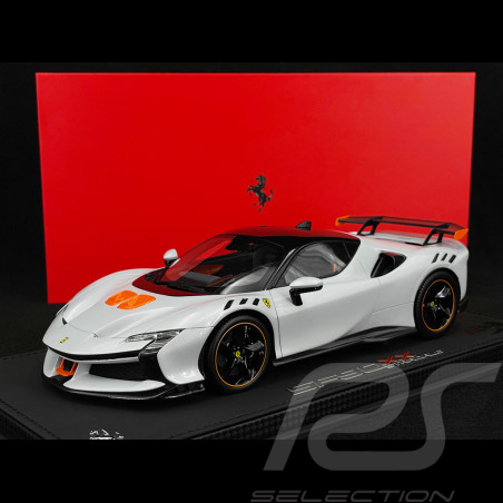 Ferrari SF90 XX Stradale 2024 Arctic White 1/18 BBR Models P18237A