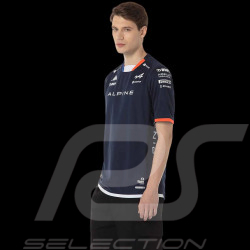 T-Shirt Alpine F1 Team France Kappa Bleu 381Z44W-A04 - homme