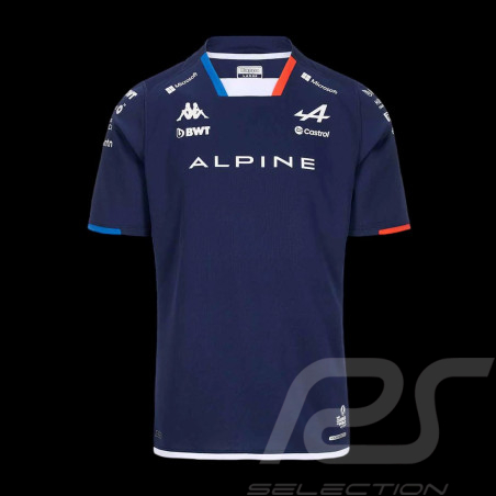 Alpine T-Shirt F1 Team France Kappa Blau 381Z44W-A04 - Herren