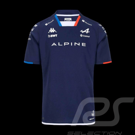 T-Shirt Alpine F1 Team France Kappa Bleu 381Z44W-A04 - homme