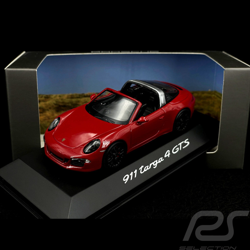 Porsche 911 type 991 Targa 4 GTS 2017 Carmine Red 1/43 Spark WAX02020078