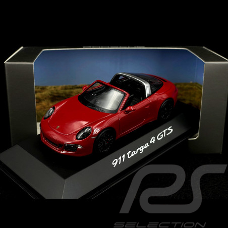 Porsche 911 type 991 Targa 4 GTS 2017 Carmine Red 1/43 Spark WAX02020078