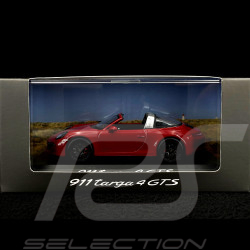 Porsche 911 type 991 Targa 4 GTS 2017 Carmine Red 1/43 Spark WAX02020078