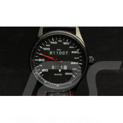 Porsche Automatic Watch 911 300 km/h speedometer black case / black dial / white numbers