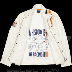 Gulf Jacke Racing Timeless History Cremebeige GU242JAM04-003 - Herren