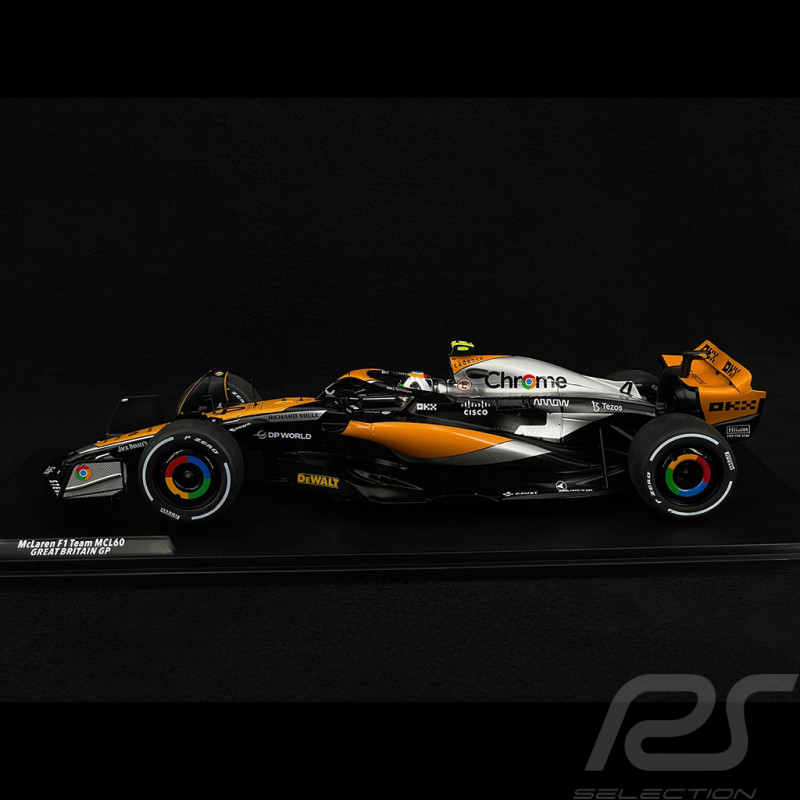 Lando Norris McLaren MCL60 N° 4 2ème GP Grande Bretagne 2023 F1 1/18 Solido S1811201