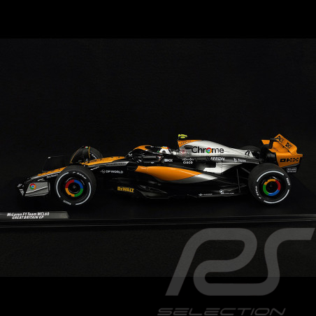Lando Norris McLaren MCL60 N° 4 Platz 2. GP großbritannien 2023 F1 1/18 Solido S1811201