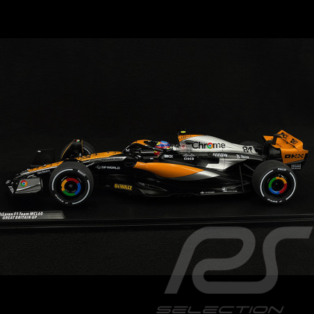 Oscar Piastri McLaren MCL60 N° 81 4th GP Great Britain 2023 F1 1/18 Solido S1811202