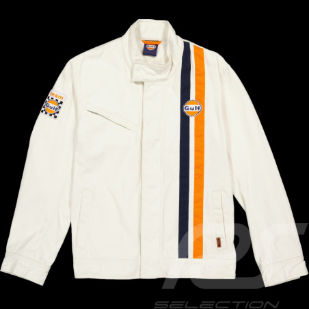 Gulf Jacke Racing Timeless History Cremebeige GU242JAM04-003 - Herren