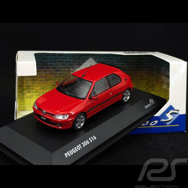 Peugeot 306 GTI S16 2002 Rouge 1/43 Solido S4311403
