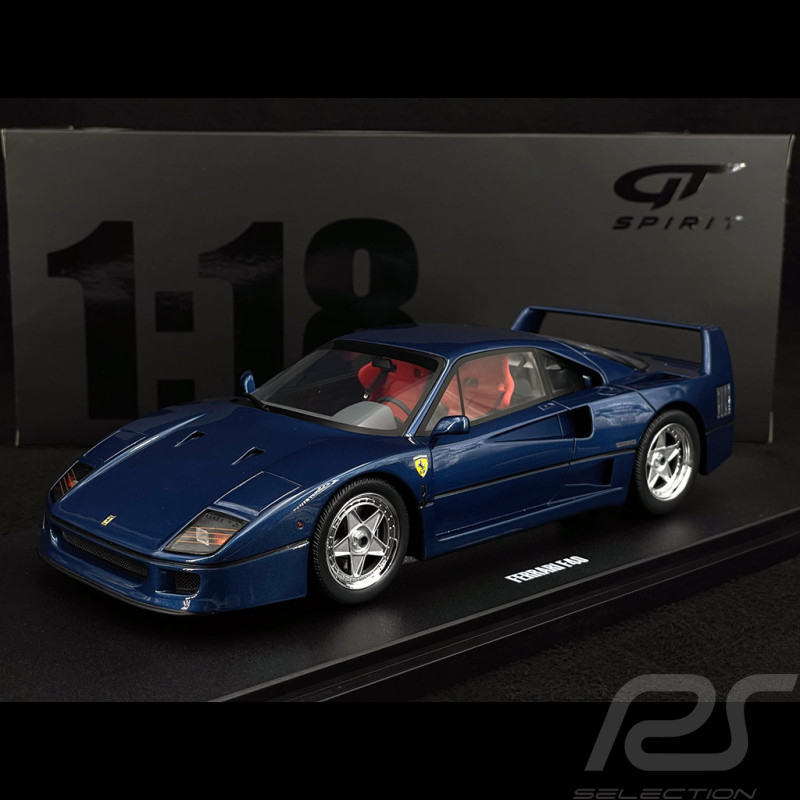Ferrari F40 1987 Bleu Pozzi 1/18 GT Spirit GT914