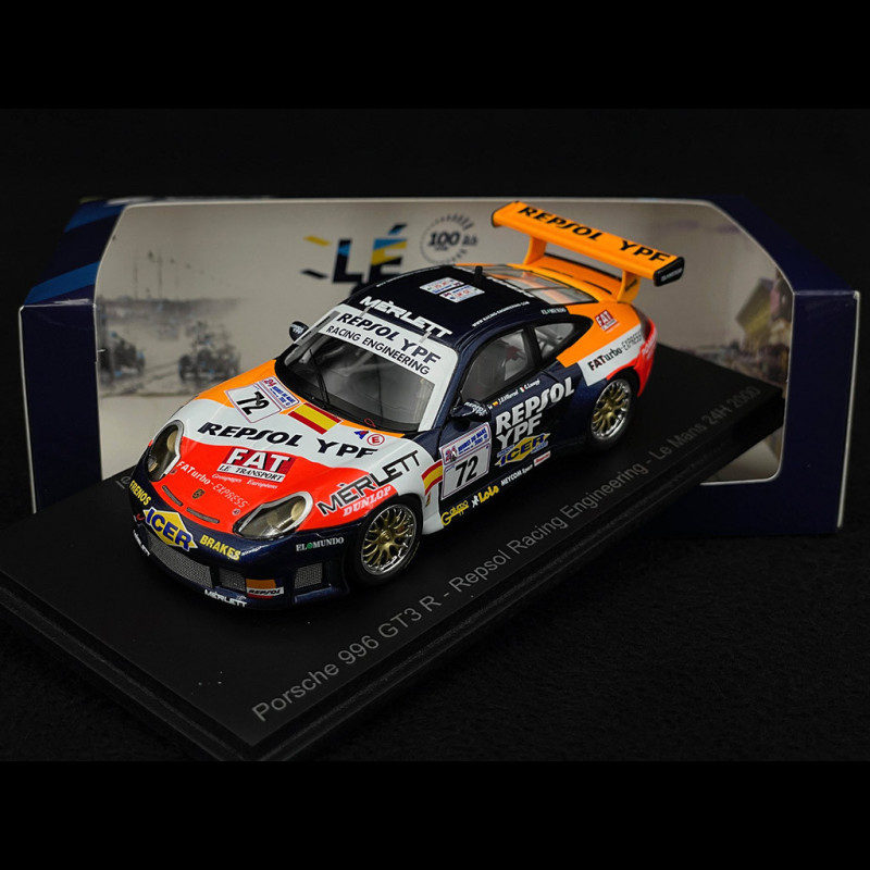 Diecast model cars Porsche 996 GT3 RSR 1/43 Spark GT3 RSR No.81 Le Mans 2004