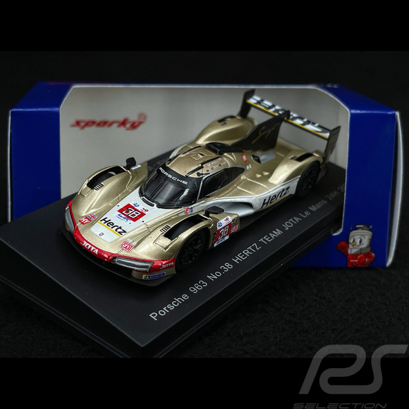 Porsche 963 n° 38 Hertz Jota 24h Le Mans 2023 1/64 Spark Y302
