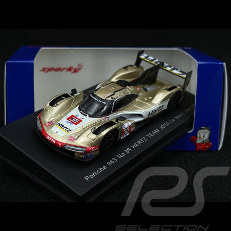 Porsche 963 n° 38 Hertz Jota 24h Le Mans 2023 1/64 Spark Y302