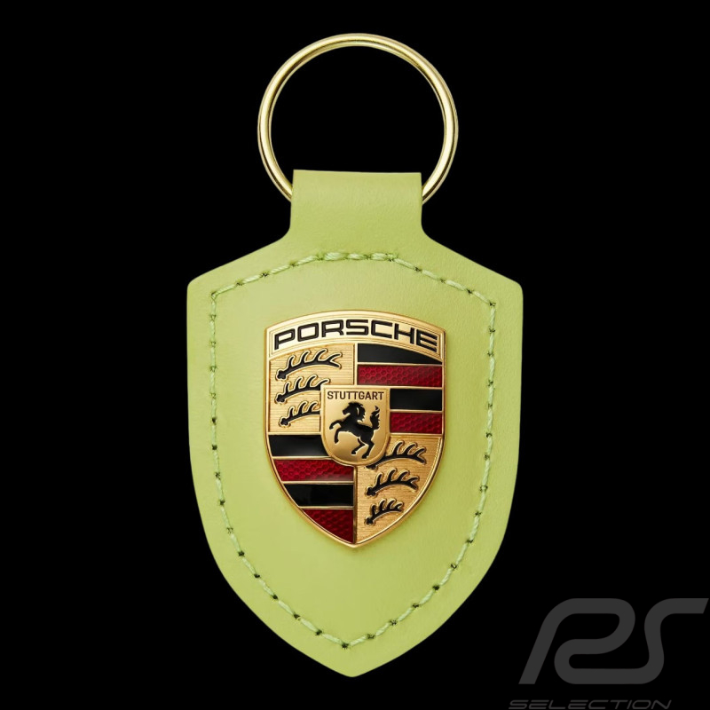 Porsche crest keyring Cartagena Yellow WAP0503570SWSA