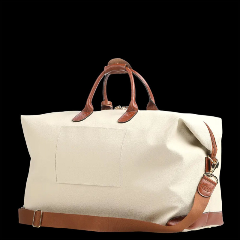 Bag Bric's Firenze Bellagio Cabin Travel bag Leather Cream Beige
