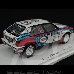 Lancia Delta HF Integrale 16V n° 2 Vainqueur Rallye Finlande 1991 1/43 Spark S9010