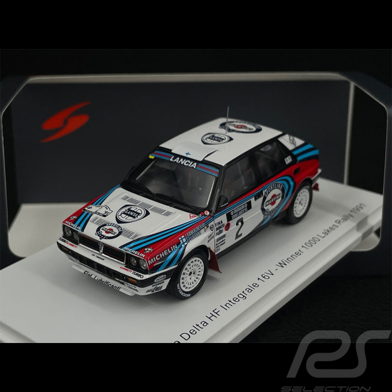 Lancia Delta HF Integrale 16V n° 2 Vainqueur Rallye Finlande 1991 1/43 Spark S9010