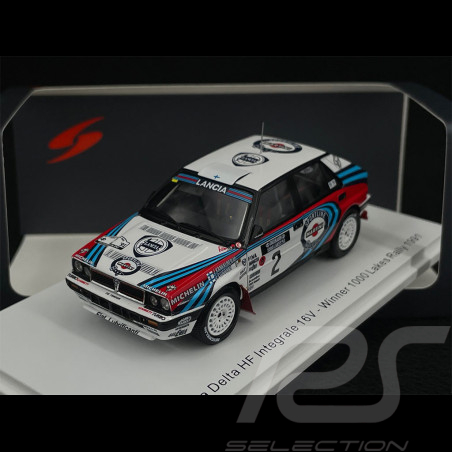 Lancia Delta HF Integrale 16V n° 2 Vainqueur Rallye Finlande 1991 1/43 Spark S9010