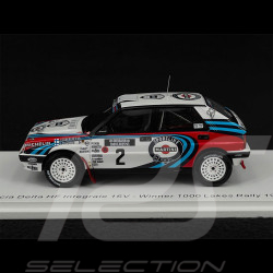 Lancia Delta HF Integrale 16V n° 2 Vainqueur Rallye Finlande 1991 1/43 Spark S9010