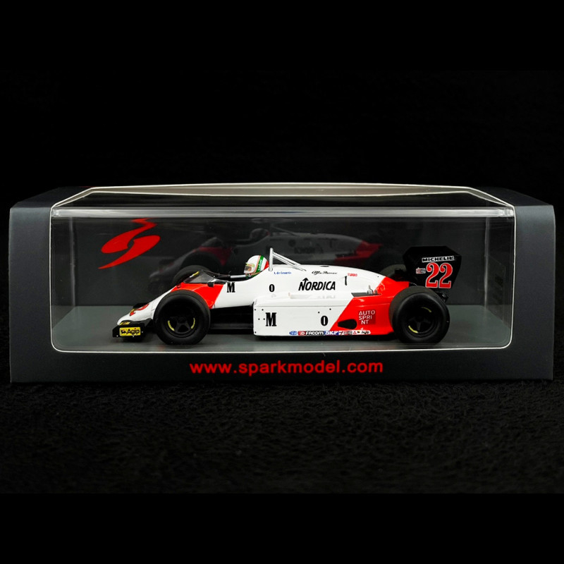 Spark S8804 1/43 Alfa Romeo 183T No.22 2nd German GP 1983 Andrea de Spark S8804 1/43 Alfa Romeo 183T No.22 2nd German GP 1983 Andrea de