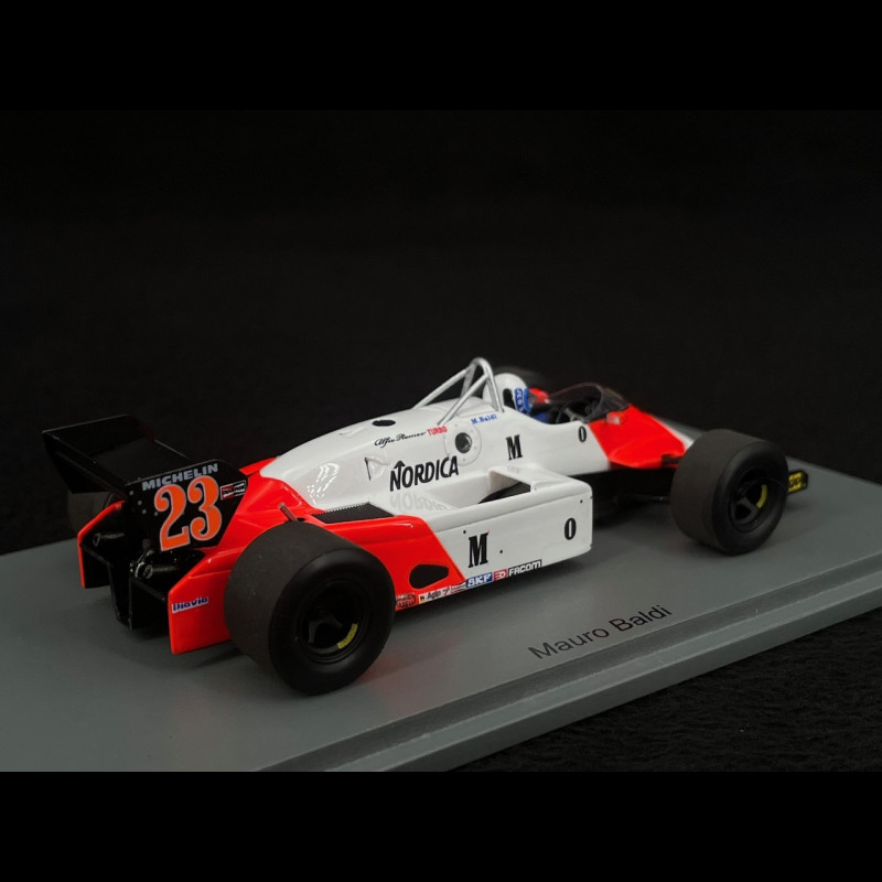 Alfa Romeo 183T 23 Mauro Baldi F1 6ème Monaco 1983 Spark S8803