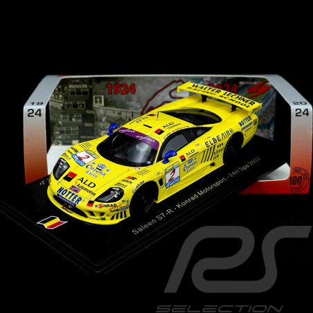 Saleen S7-R n° 2 24h Spa 2003 1/43 Spark 100SPA16