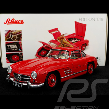 Mercedes-Benz 300 SL Gullwing 1957 Rouge 1/18 Schuco 450060100