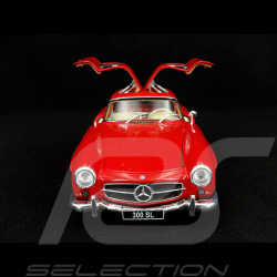 Mercedes-Benz 300 SL Gullwing 1957 Rouge 1/18 Schuco 450060100